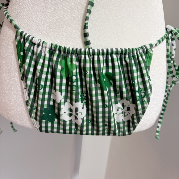 Amelie Teje x Loleia Swim String Bikini Femme in Vert Small Top Medium Bottom - Picture 12 of 16